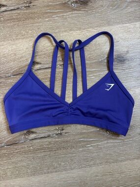Gymshark Minimal Halterneck Sports Bra Liberty Purple